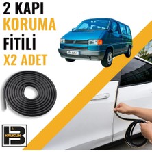 B&M Kauçuk Volkwagen Transporter T4 Kapı Koruma Fitili-Iki KAPI-SIYAH-BM1124
