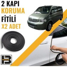 B&M Kauçuk Volkwagen Caravelle T5 Kapı Koruma Fitili-Iki KAPI-SIYAH-BM1122