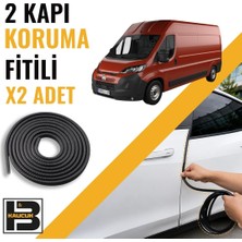 B&M Kauçuk Citroen Jumper Panelvan (2015-2025) Kapı Koruma Fitili-Iki KAPI-SIYAH-BM1154
