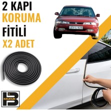 B&M Kauçuk Mazda 626 Hatchback (1992-1999) Kapı Koruma Fitili-Iki KAPI-SIYAH-BM1180
