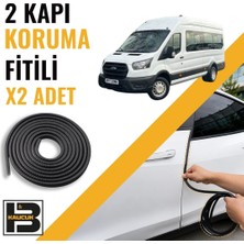 B&M Kauçuk Ford Transit (2020-2025) Kapı Koruma Fitili-Iki KAPI-SIYAH-BM1101