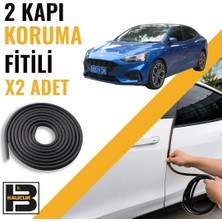 B&M Kauçuk Ford Focus St (4.nesil) Kapı Koruma Fitili-Iki KAPI-SIYAH-BM1214