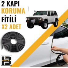 B&M Kauçuk Nissan Patrol (1980-1987) Kapı Koruma Fitili-Iki KAPI-SIYAH-BM1047
