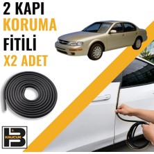 B&M Kauçuk Nissan Maxima (1995-1999) Kapı Koruma Fitili-Iki KAPI-SIYAH-BM1044
