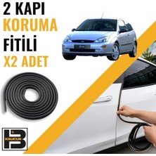 B&M Kauçuk Ford Focus Hatchback Tek Kapı (1.nesil) Kapı Koruma Fitili-Iki KAPI-SIYAH-BM0946