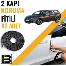 B&M Kauçuk Ford Mondeo Station Wagon (4.nesil) Kapı Koruma Fitili-Iki KAPI-SIYAH-BM0940