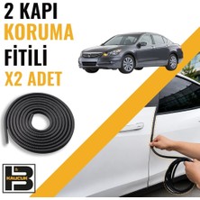 B&M Kauçuk Honda Accord (2008-2012) Kapı Koruma Fitili-Iki KAPI-SIYAH-BM0991