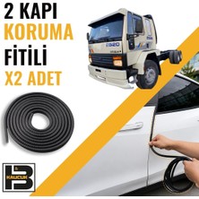 B&M Kauçuk Ford Cargo 1.nesil Kapı Koruma Fitili-Iki KAPI-SIYAH-BM1113
