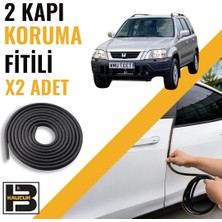 B&M Kauçuk Honda Cr-V (1997-2001) Kapı Koruma Fitili-Iki KAPI-SIYAH-BM0994