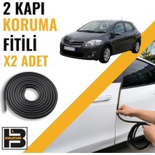 B&M Kauçuk Toyota Auris (2010-2012) Kapı Koruma Fitili-Iki KAPI-SIYAH-BM1022