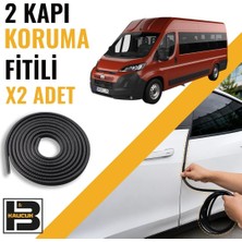 B&M Kauçuk Citroen Jumper (2015-2025) Kapı Koruma Fitili-Iki KAPI-SIYAH-BM1153