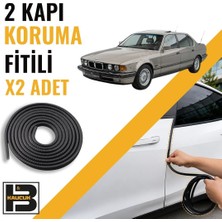 B&M Kauçuk Bmw 7 Serisi E32 (1987-1994) Kapı Koruma Fitili-Iki KAPI-SIYAH-BM1056