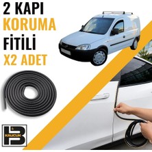 B&M Kauçuk Opel Combo C Panelvan Kapı Koruma Fitili-Iki KAPI-SIYAH-BM1132