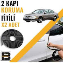 B&M Kauçuk Nissan Maxima (2000-2003) Kapı Koruma Fitili-Iki KAPI-SIYAH-BM1045