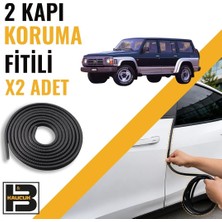 B&M Kauçuk Nissan Patrol (1988-1997) Kapı Koruma Fitili-Iki KAPI-SIYAH-BM1048