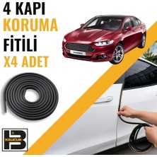 B&M Kauçuk Ford Mondeo (5.nesil) Kapı Koruma Fitili-4 KAPI-SIYAH-BM2228