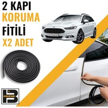 B&M Kauçuk Ford Mondeo Station Wagon (5.nesil) Kapı Koruma Fitili-Iki KAPI-SIYAH-BM0942