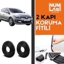 Renault Megane 3 Hatcback Iki Kapı Koruma Fitili Siyah Renk Numlas-A KALITE-NM2962
