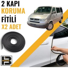 B&M Kauçuk Volkwagen Caravelle T4 Kapı Koruma Fitili-Iki KAPI-SIYAH-BM1121