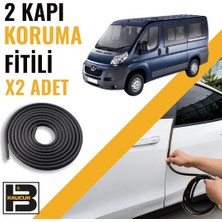 B&M Kauçuk Peugeot Boxer (2006-2014) Kapı Koruma Fitili-Iki KAPI-SIYAH-BM1147