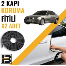 B&M Kauçuk Bmw 3 Serisi E46 (2001-2005) Kapı Koruma Fitili-Iki KAPI-SIYAH-BM1060