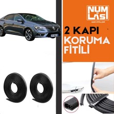 Renault Megane 4 Sedan Iki Kapı Koruma Fitili Siyah Renk Numlas-A KALITE-NM2957