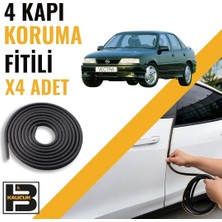 B&M Kauçuk Opel Vectra A Kapı Koruma Fitili-4 KAPI-SIYAH-BM2210