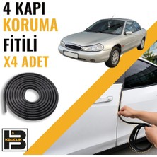 B&M Kauçuk Ford Mondeo (2.nesil) Kapı Koruma Fitili-4 KAPI-SIYAH-BM2222