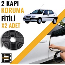 B&M Kauçuk Citroen Saxo Kapı Koruma Fitili-Iki KAPI-SIYAH-BM1250