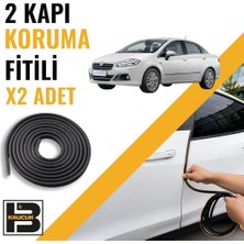 B&M Kauçuk Fiat Linea Kapı Koruma Fitili-Iki KAPI-SIYAH-BM1280