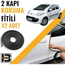 B&M Kauçuk Citroen C1 Kapı Koruma Fitili-Iki KAPI-SIYAH-BM1241
