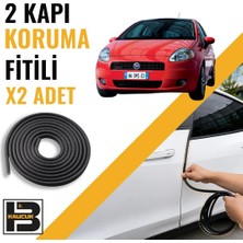 B&M Kauçuk Fiat Punto Evo Kapı Koruma Fitili-Iki KAPI-SIYAH-BM1276