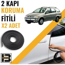B&M Kauçuk Fiat Palio Station Wagon (1.nesil) Kapı Koruma Fitili-Iki KAPI-SIYAH-BM1253