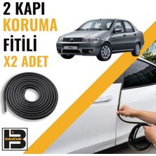 B&M Kauçuk Fiat Albea Kapı Koruma Fitili-Iki KAPI-SIYAH-BM1251