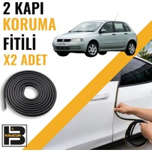 B&M Kauçuk Fiat Stilo Kapı Koruma Fitili-Iki KAPI-SIYAH-BM1256