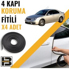 B&M Kauçuk Ford Mondeo (3.nesil) Kapı Koruma Fitili-4 KAPI-SIYAH-BM2224