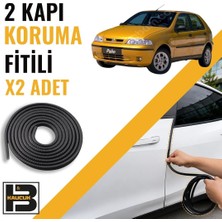 B&M Kauçuk Fiat Palio (1.nesil) Kapı Koruma Fitili-Iki KAPI-SIYAH-BM1252