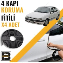 B&M Kauçuk Renault Reno-19 Sedan (1992-1997) Kapı Koruma Fitili-4 KAPI-SIYAH-BM2180
