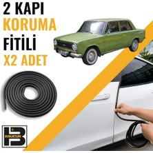 B&M Kauçuk Fiat Murat 124 Kapı Koruma Fitili-Iki KAPI-SIYAH-BM1271
