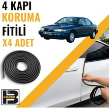 B&M Kauçuk Ford Mondeo (1.nesil) Kapı Koruma Fitili-4 KAPI-SIYAH-BM2220