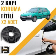 B&M Kauçuk Peugeot 106 Kapı Koruma Fitili-Iki KAPI-SIYAH-BM1221