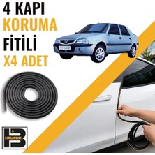 B&M Kauçuk Dacia Solenzo Kapı Koruma Fitili-4 KAPI-SIYAH-BM2192