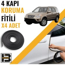 B&M Kauçuk Honda Cr-V (2002-2006) Kapı Koruma Fitili-4 KAPI-SIYAH-BM2282