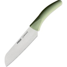 TUX Deluxe Yeşil Santoku Bıçağı 17 cm