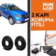 Dacia Sandero 2.nesil Iki Kapı Koruma Fitili Siyah Renk Numlas-A KALITE-NM2936
