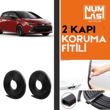 Toyota Corolla Hatchback (2018-2025) Iki Kapı Koruma Fitili Siyah Renk Numlas-A KALITE-NM2832
