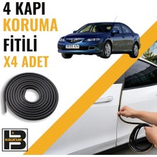 B&M Kauçuk Mazda 6 (2002-2007) Kapı Koruma Fitili-4 KAPI-SIYAH-BM2483