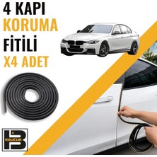 B&M Kauçuk Bmw 3 Serisi F30 (2012-2025) Kapı Koruma Fitili-4 KAPI-SIYAH-BM2358