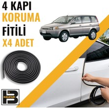 B&M Kauçuk Honda Hr-V (1998-2007) Kapı Koruma Fitili-4 KAPI-SIYAH-BM2287