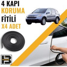 B&M Kauçuk Honda Cr-V (2007-2012) Kapı Koruma Fitili-4 KAPI-SIYAH-BM2283